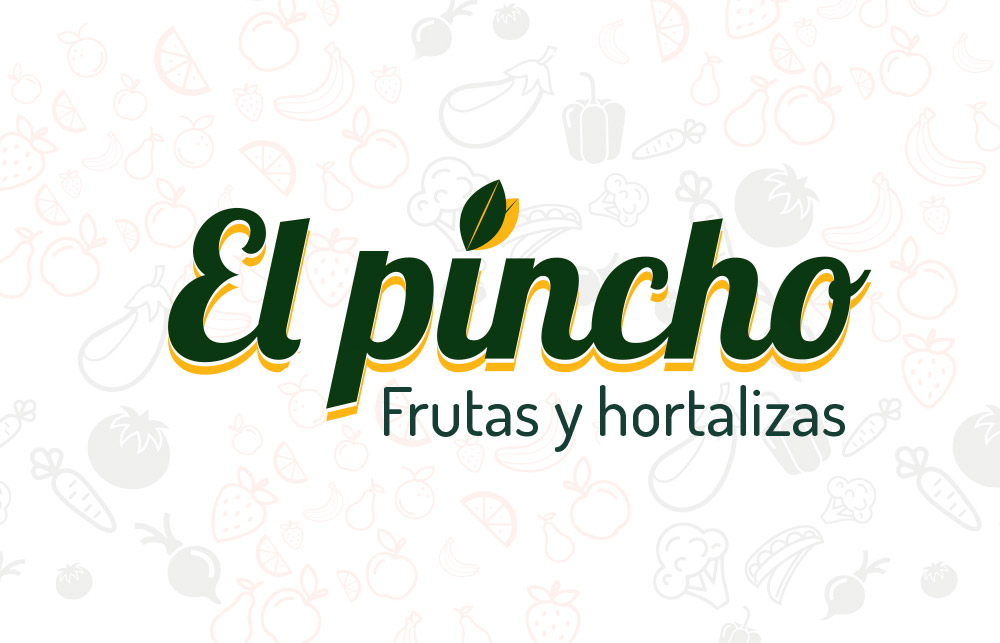 El pincho - Fruits and vegetables  - Logotype
