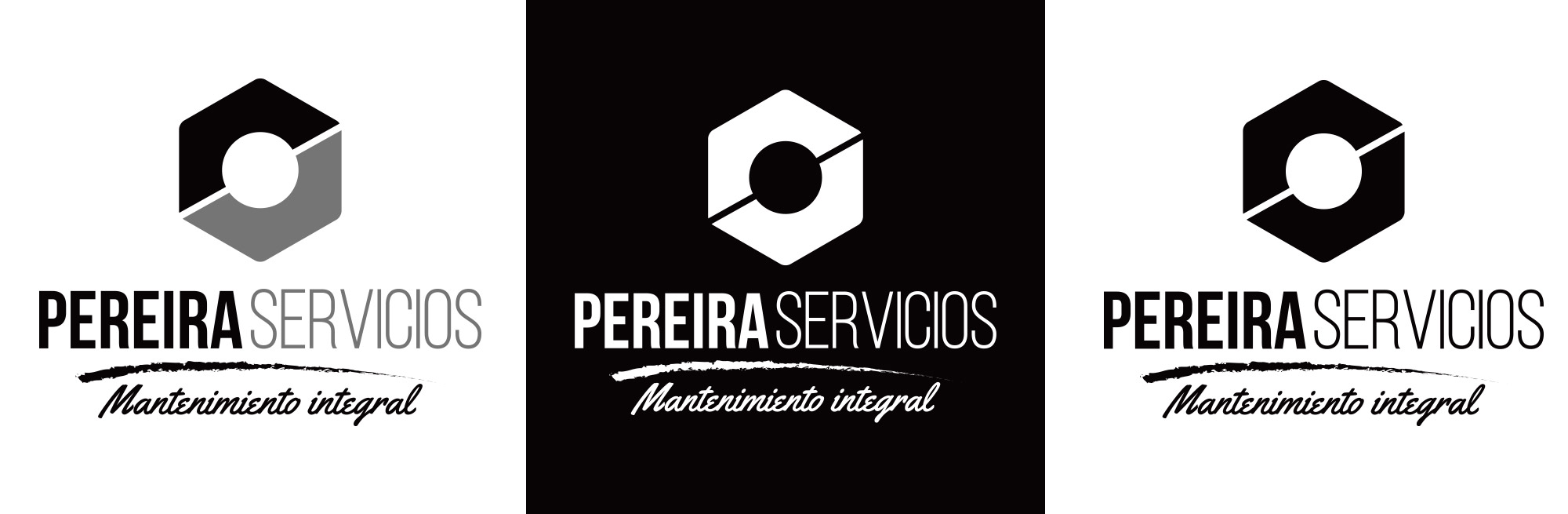 Pereira servicios - logotype versions
