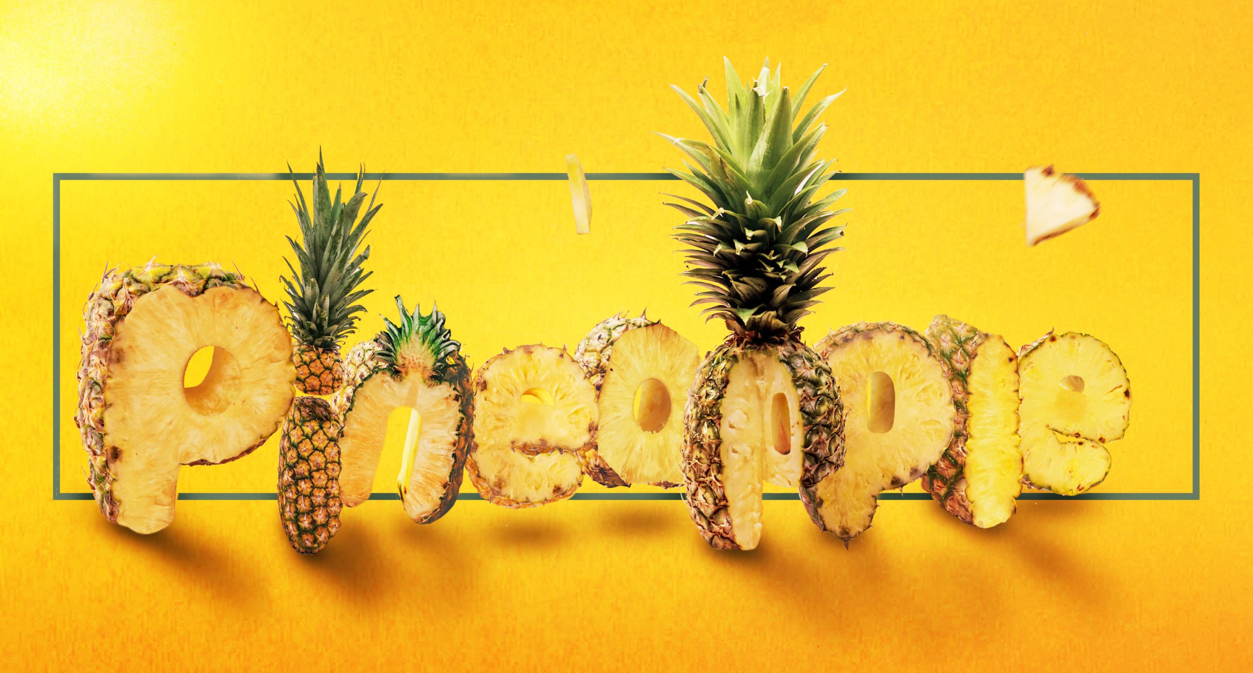 Lettering pineapple